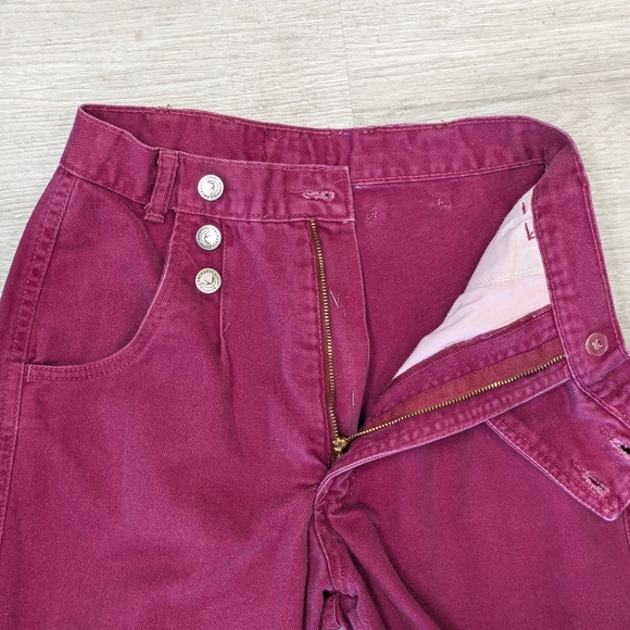 Vintage Rocky Mountain Burgundy Jeans - Picture 12 of 14